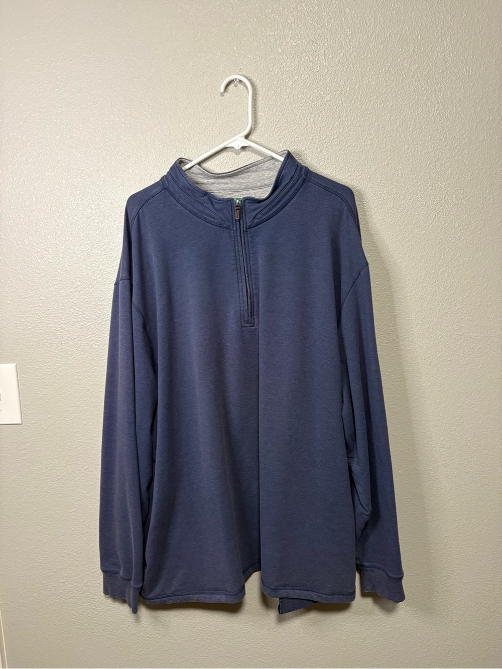 Ben Hogan Performance Blue Quarter Zip Pullover Men’s 3X